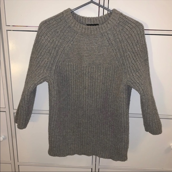 J. Crew Sweaters - Like New J Crew Grey Lamb Wool Sweater S